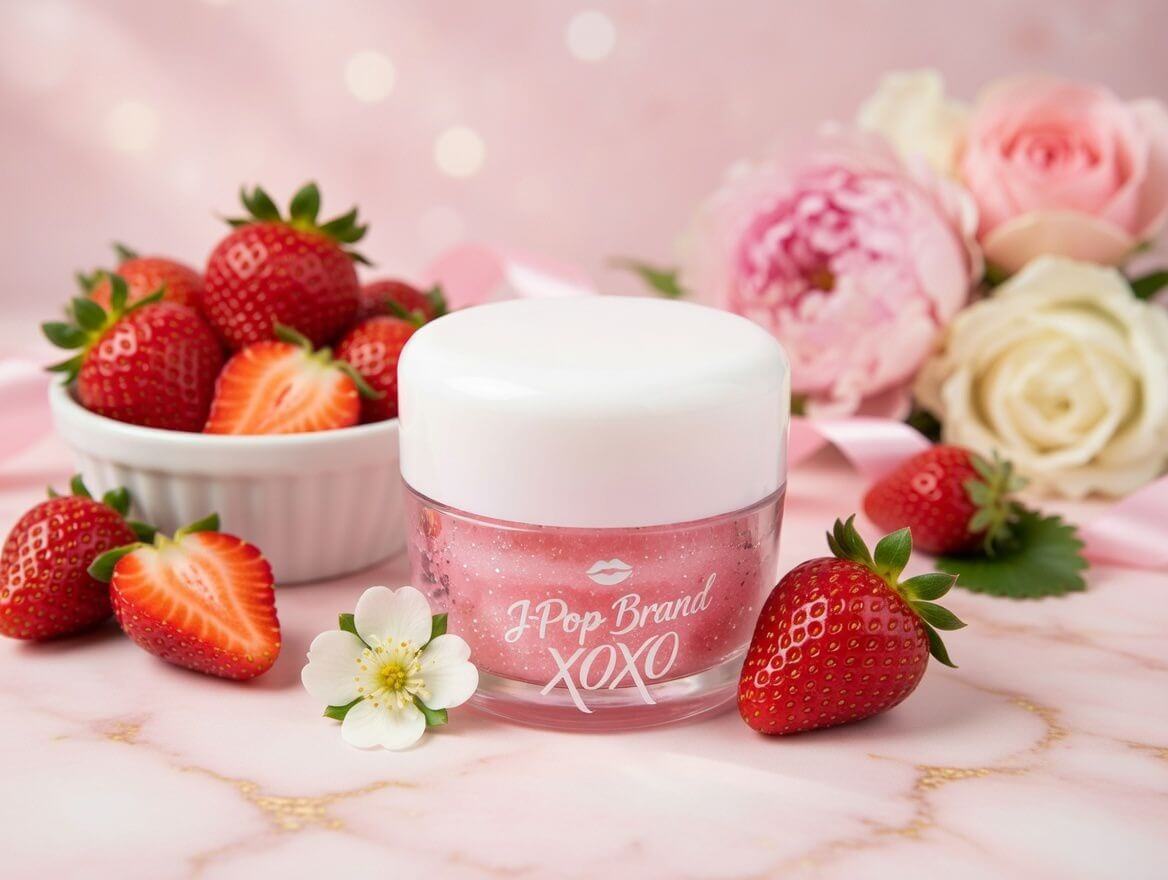 Lip Scrub - Strawberry exfoliating lip care