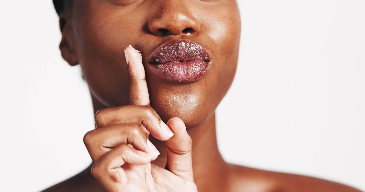 Lip Scrub - Coconut for dry lips